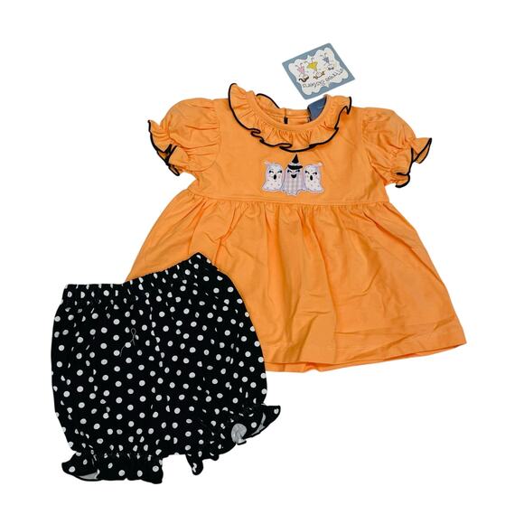 NWT Three Sisters 9M Happy Ghosts Set - Picture 1 of 4